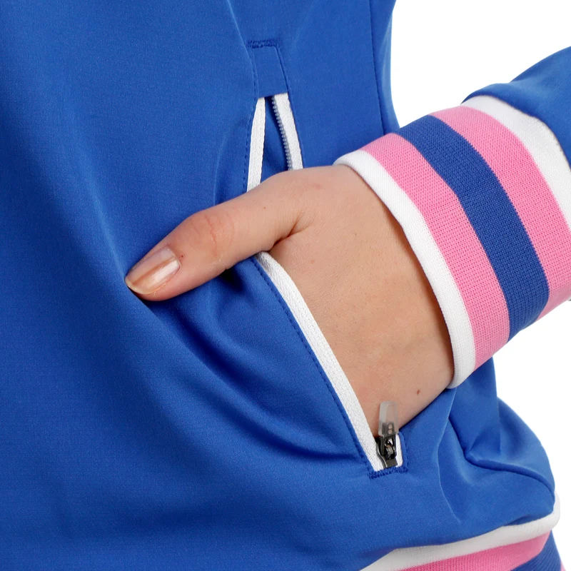Tipping Trainingsjacke Damen - blau, weiß