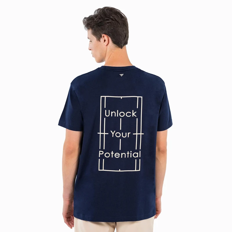 Graphic T-Shirt Herren - dunkelblau