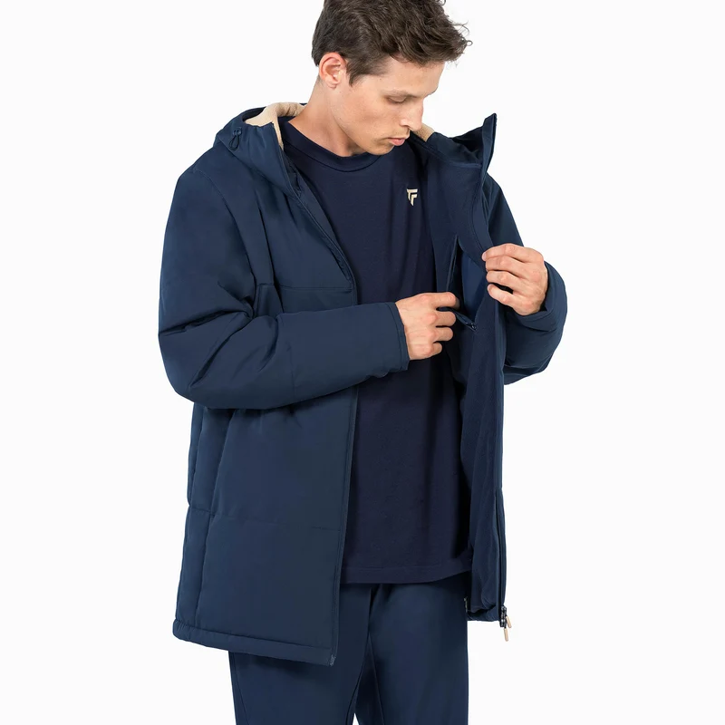 Winter Trainingsjacke Herren - dunkelblau