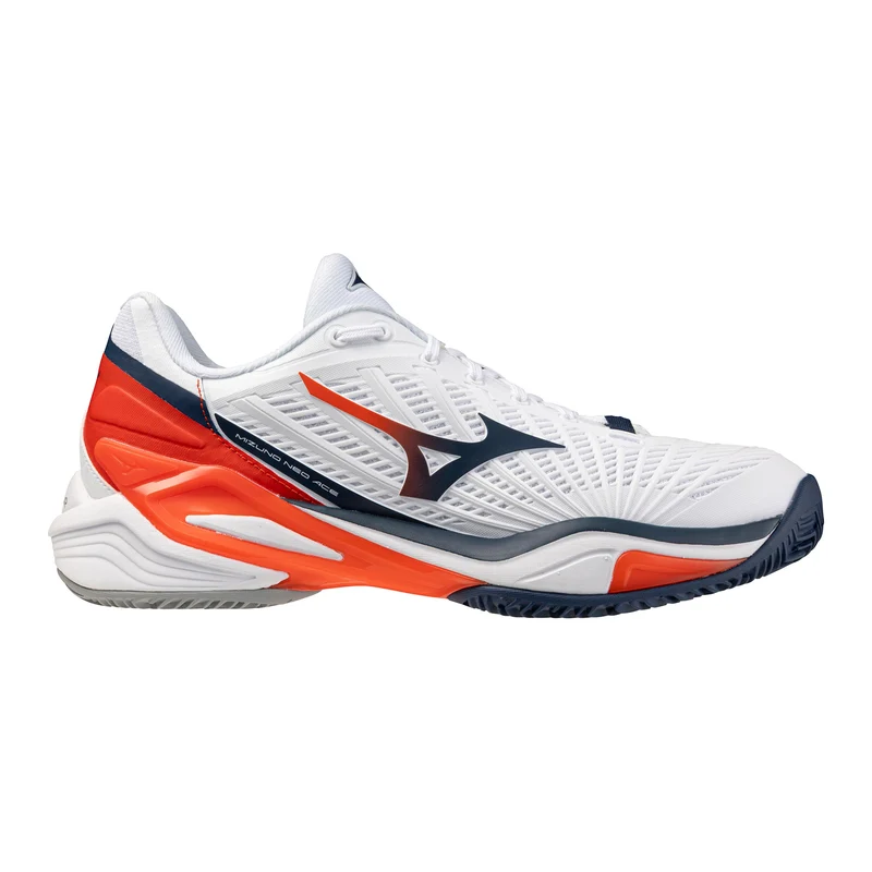 Neo Ace Sandplatzschuh Herren - weiß, blau