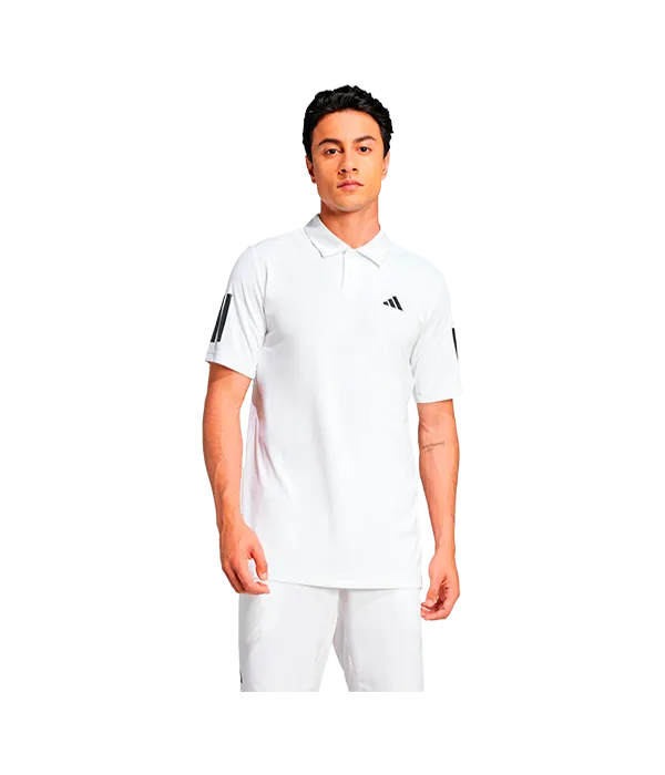 Polo Adidas Club 3STR Blanco