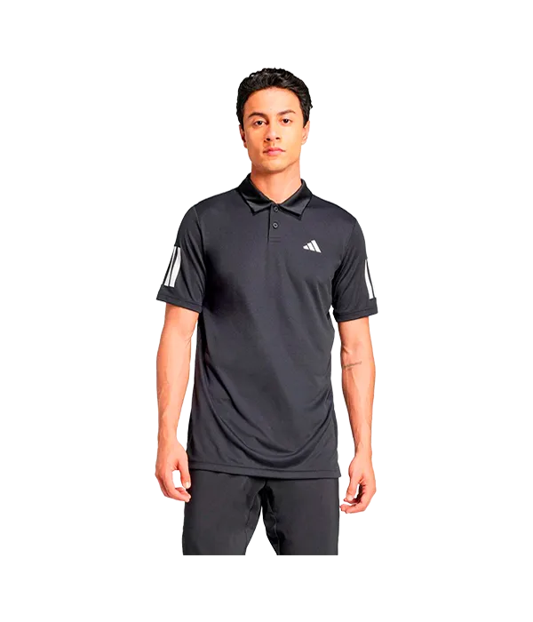 Polo Adidas Club 3STR Negro