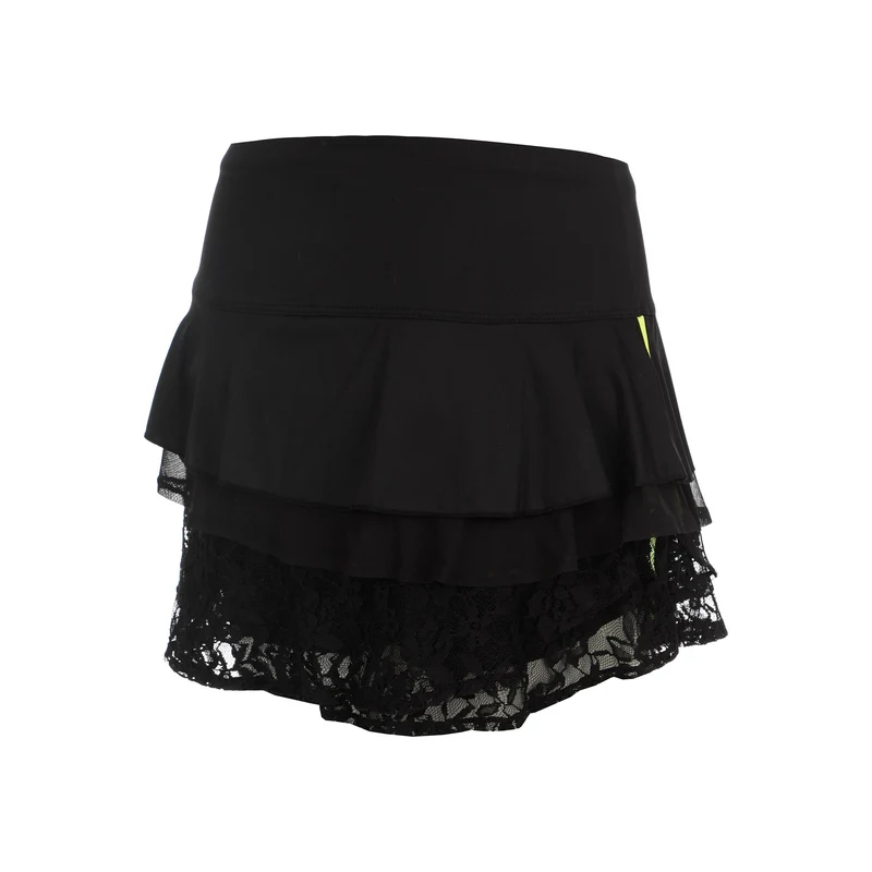 Night Flash Layering Lace Rock Mädchen - schwarz