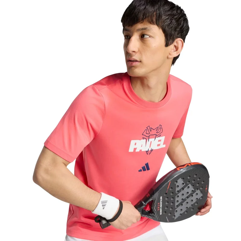Adidas Padel Graphic Tee Pure Turbo