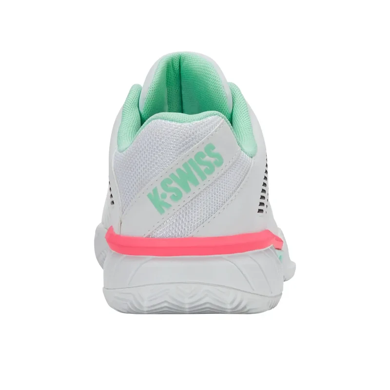 K-Swiss Express Light 3 Clay White/Neon Mint/Neon Pastel Pink Dames