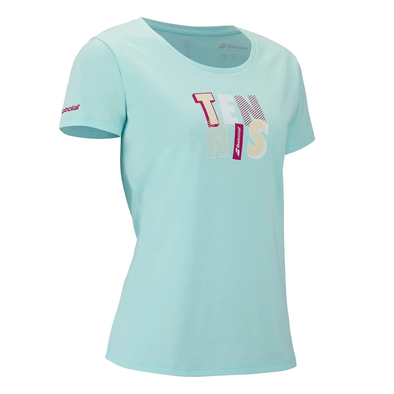 Babolat Exercise Message Tee W Blue Tint