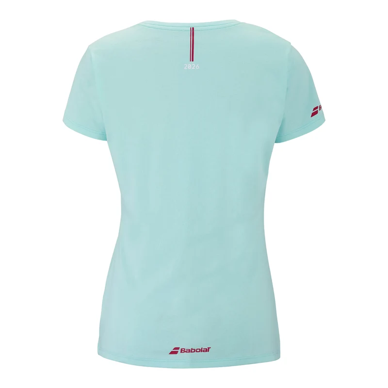 Babolat Exercise Message Tee W Blue Tint