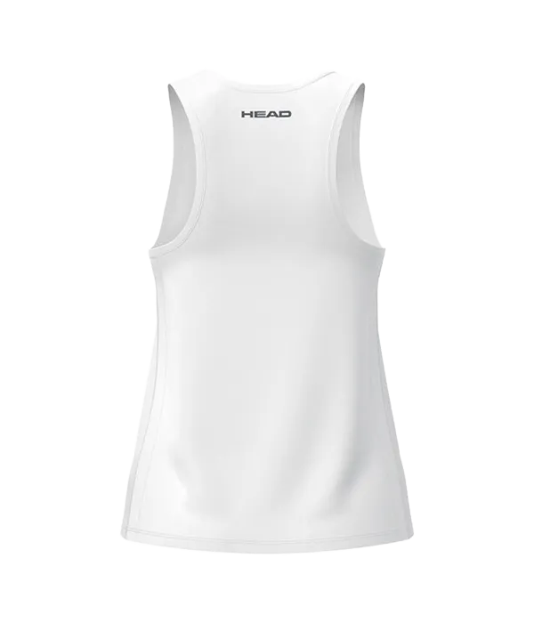 Camiseta Tirantes Head Club 25 Tech Mujer Blanco