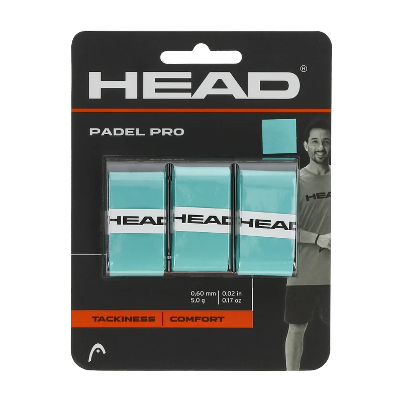 Head Padel Pro Overgrip (3-Pack, Mint)