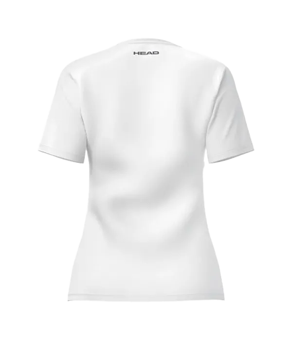 Camiseta Head Club 25 Tech Mujer Blanco