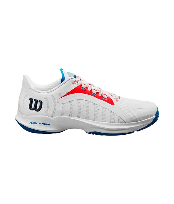 Zapatillas Wilson Hurakn Pro White/Wilson Red/D V Blue