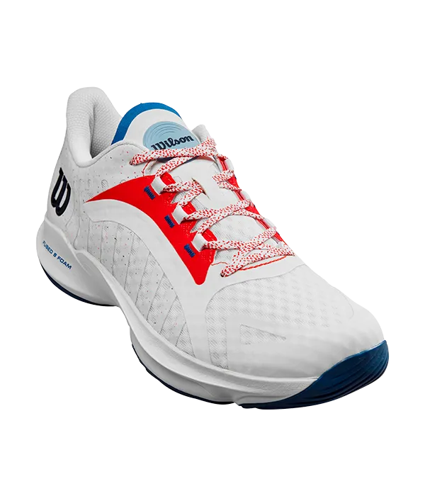 Zapatillas Wilson Hurakn Pro White/Wilson Red/D V Blue