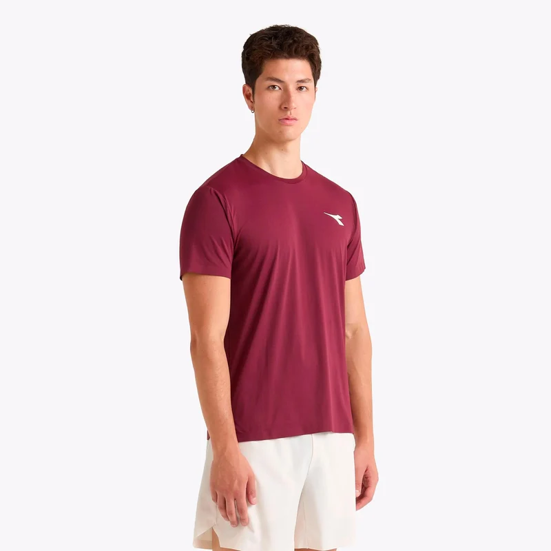 Icon T-Shirt Herren - weinrot
