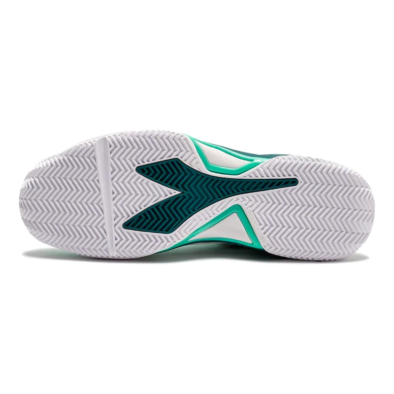 B.Icon 3 Sandplatzschuh Herren-türkis, weiß