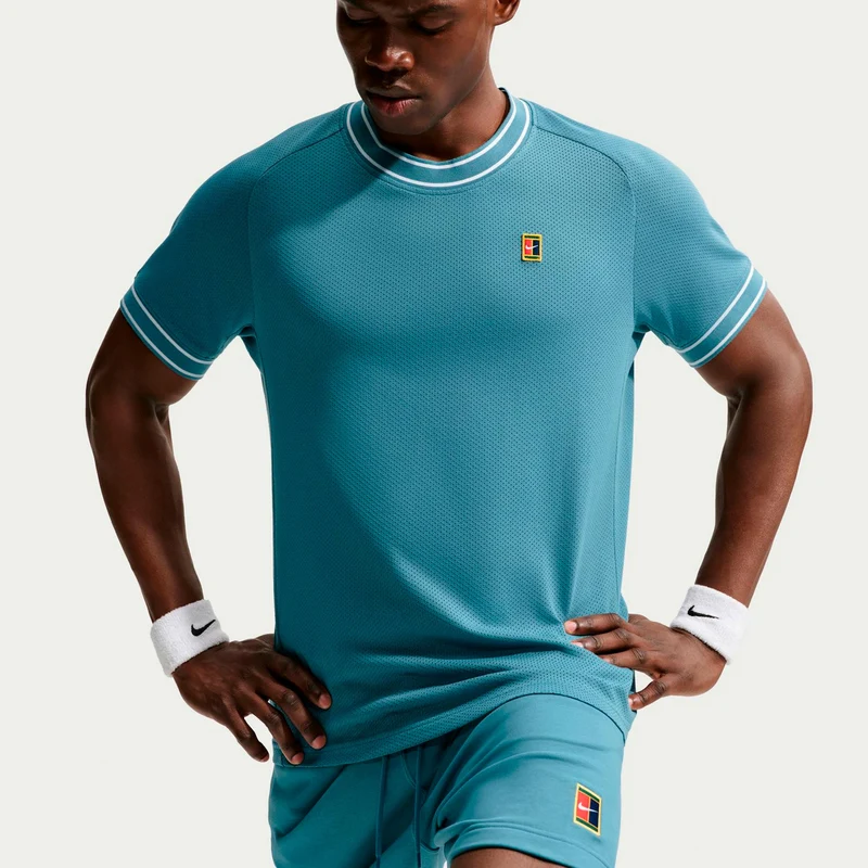 Court Heritage T-Shirt Herren - petrol