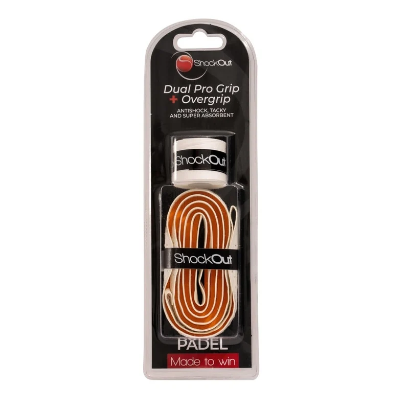 Dual Grip y Overgrip SHOCKOUT Blanco