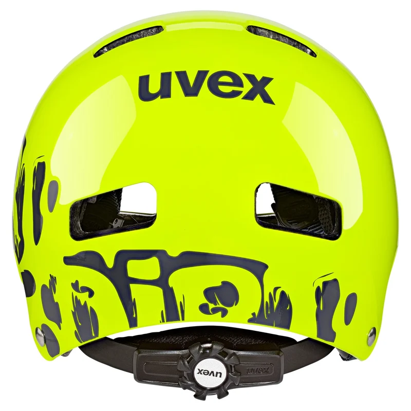Kid 3 dirtbike neon yellow Kinder Fahrradhelm