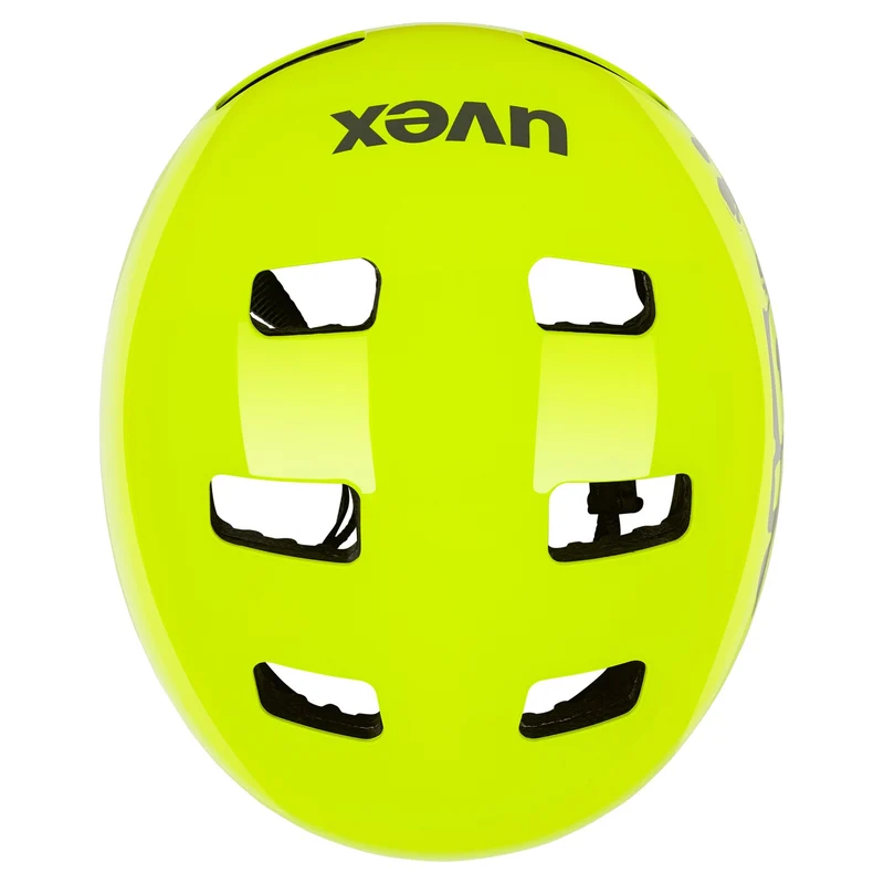 Kid 3 dirtbike neon yellow Kinder Fahrradhelm