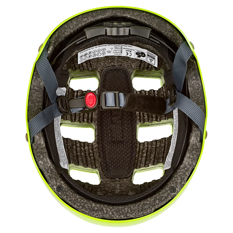 Kid 3 dirtbike neon yellow Kinder Fahrradhelm