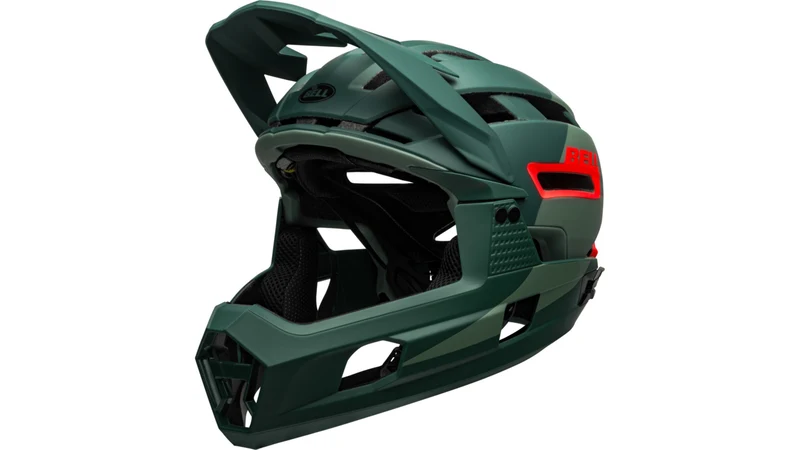 Bell SUPER AIR R SPHERICAL Fahrradhelm green-infrared Unisex