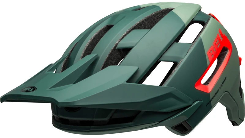Bell SUPER AIR R SPHERICAL Fahrradhelm green-infrared Unisex