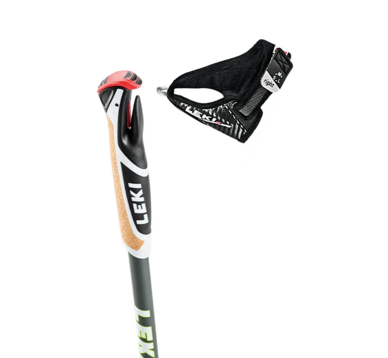 LEKI Stöcke Smart Supreme Nordic Walking 100-130cm anthrazit-gelb-weiß Trekking Wanderstöcke