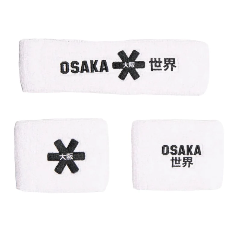Osaka Sweatband Set (White)