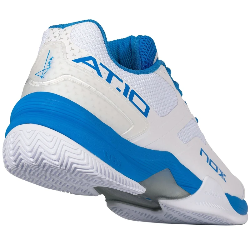 Nox AT10 Padel Shoes (White/Sea Navy)