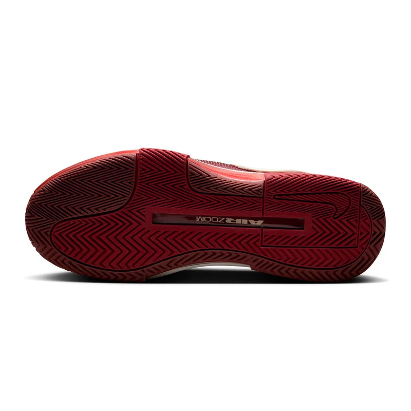 Jannik Sinner Zoom GP Challenge 1.5 Premium Allcourtschuh Herren - dunkelrot, offwhite
