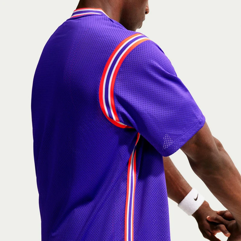 Carlos Alcaraz Court Slam Polo Herren - lila, orange