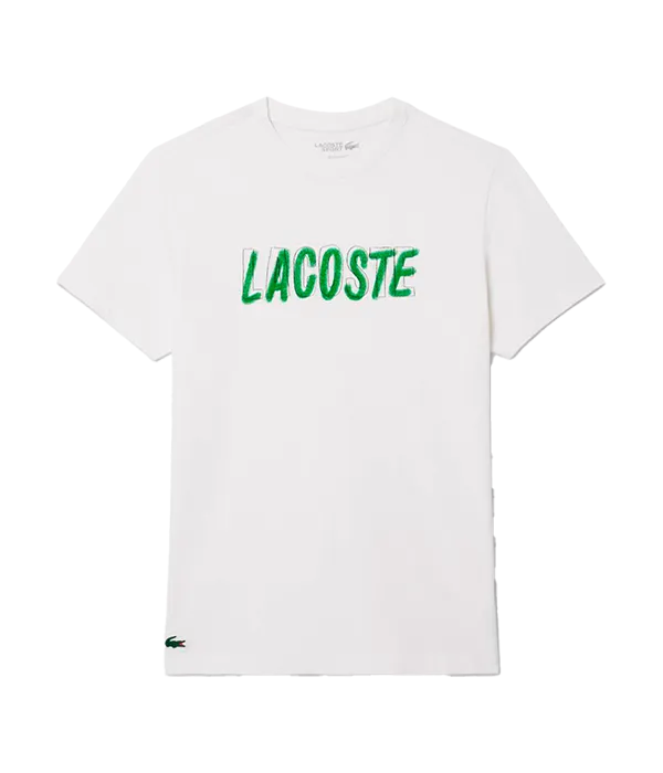 Camiseta Lacoste Ultra Dry Blanco 2025