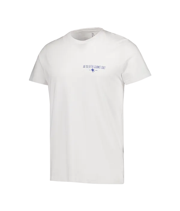 Camiseta Padel Team Gourmet algodón blanca