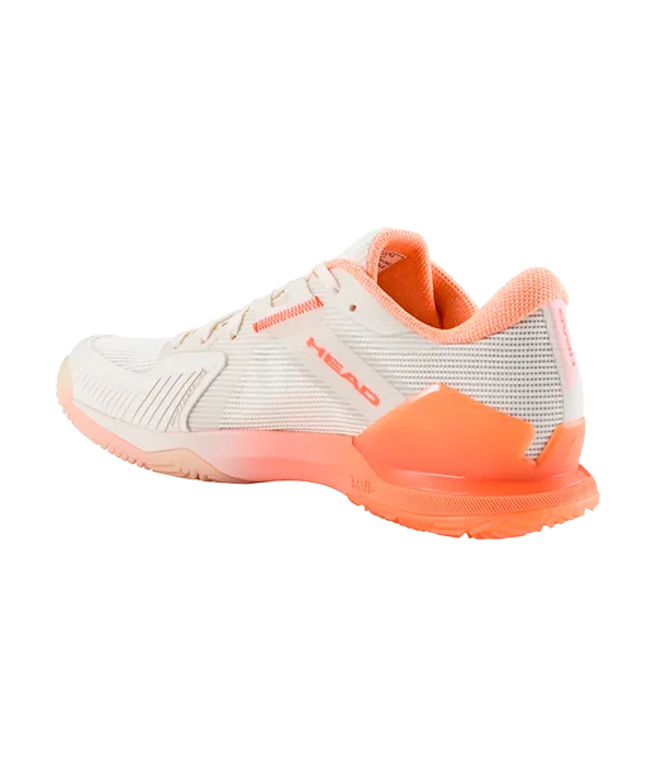 Zapatillas Head Sprint Pro 4.0 Mujer Chalk White/Coral