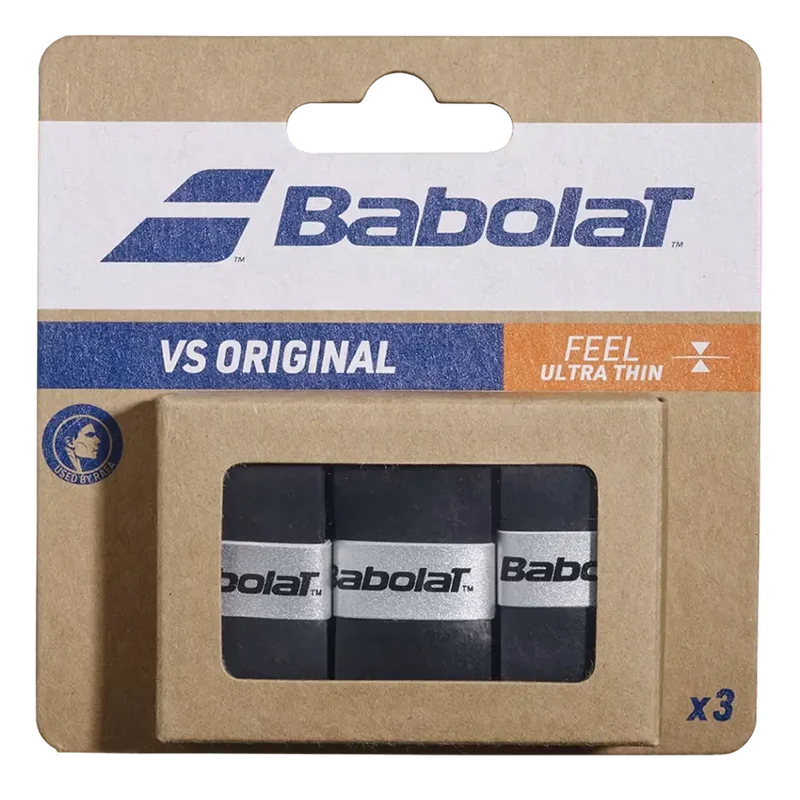 Overgrips Babolat VS Original Liso Negro (Pack x3)