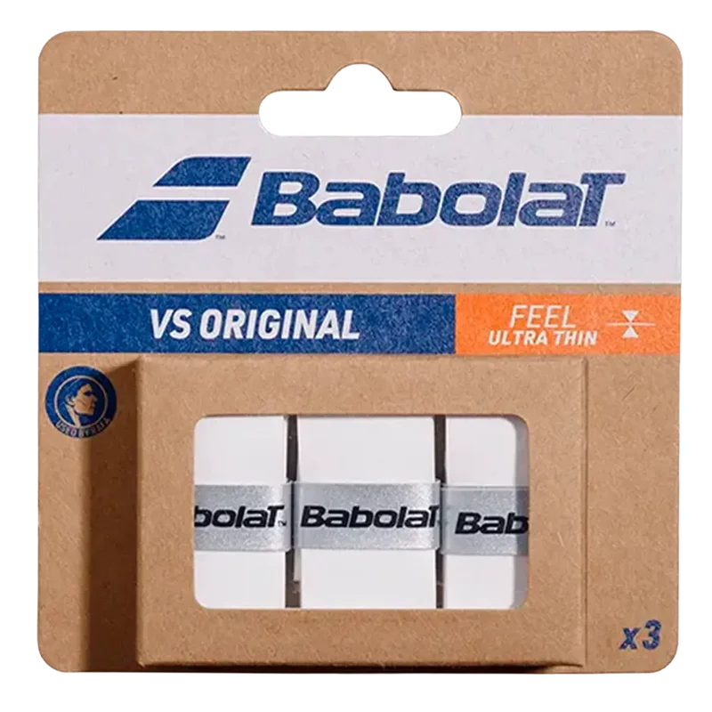 Overgrips Babolat VS Original Liso Blanco (Pack x3)