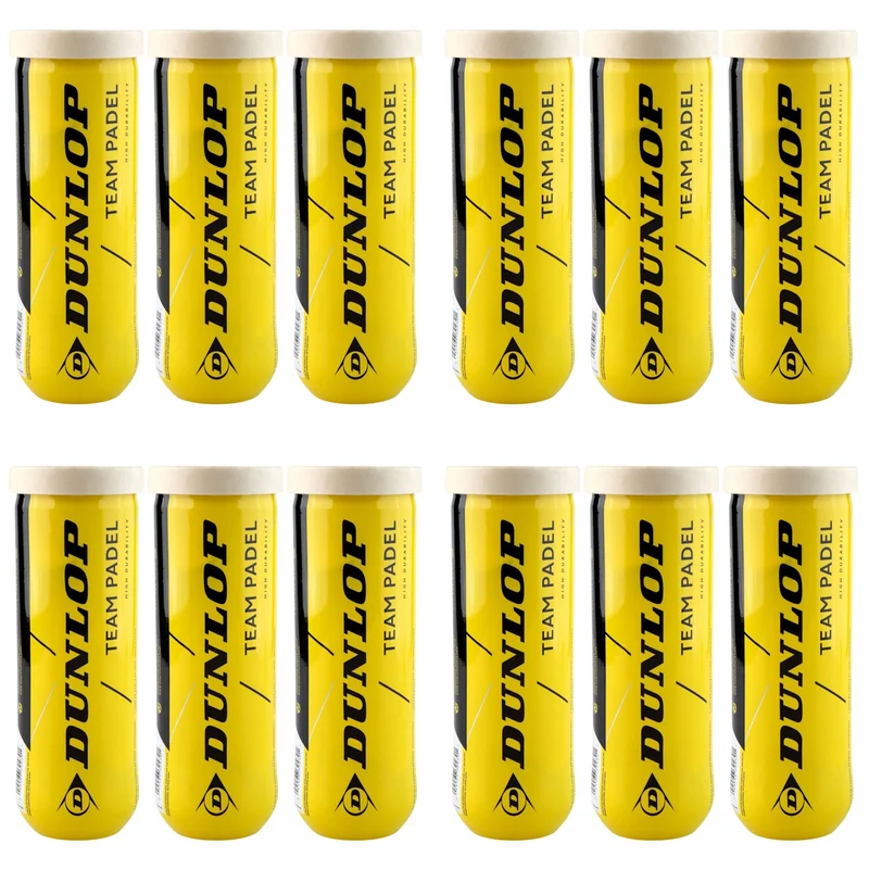 Dunlop Team Padel Balls (12x3 st.)