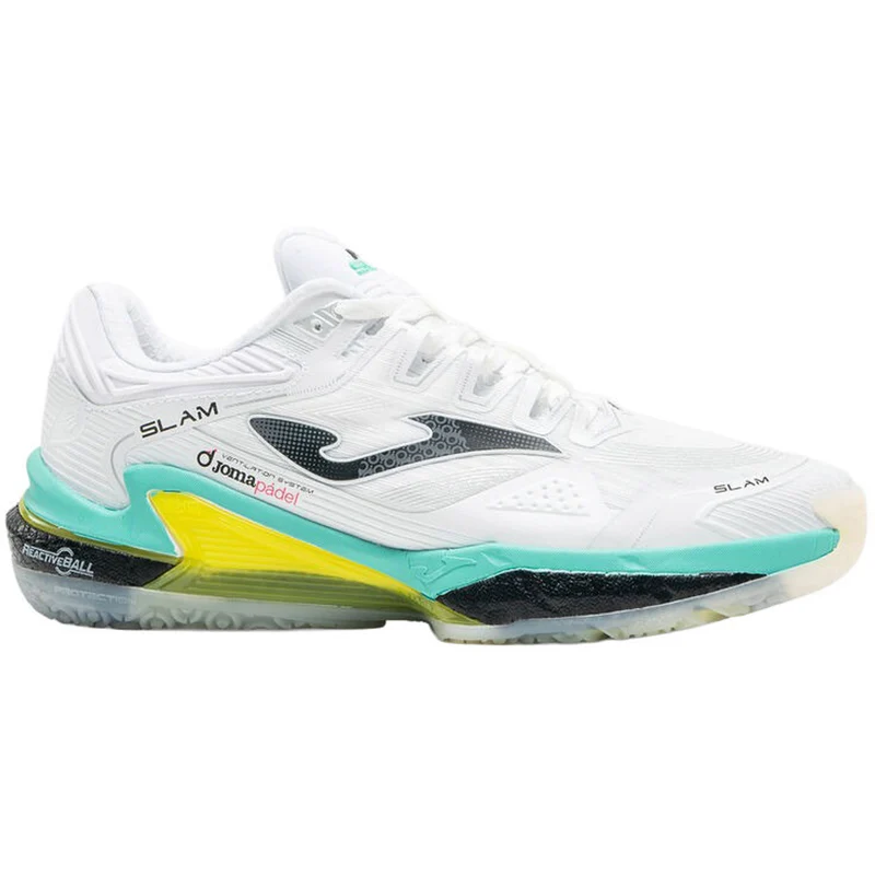 Joma Slam 2026 White/Green Heren