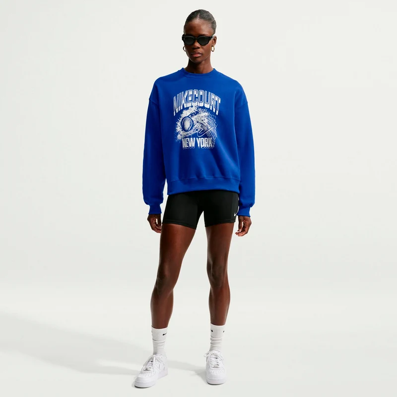 Court Sweatshirt Damen - blau