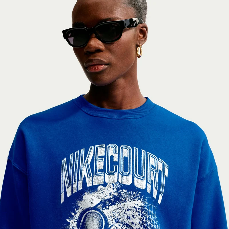 Court Sweatshirt Damen - blau