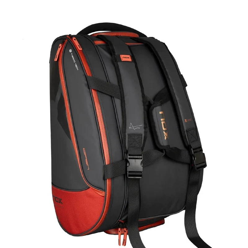 NOX LUXURY Open Series Negro/Rojo 2024 (Paletero)