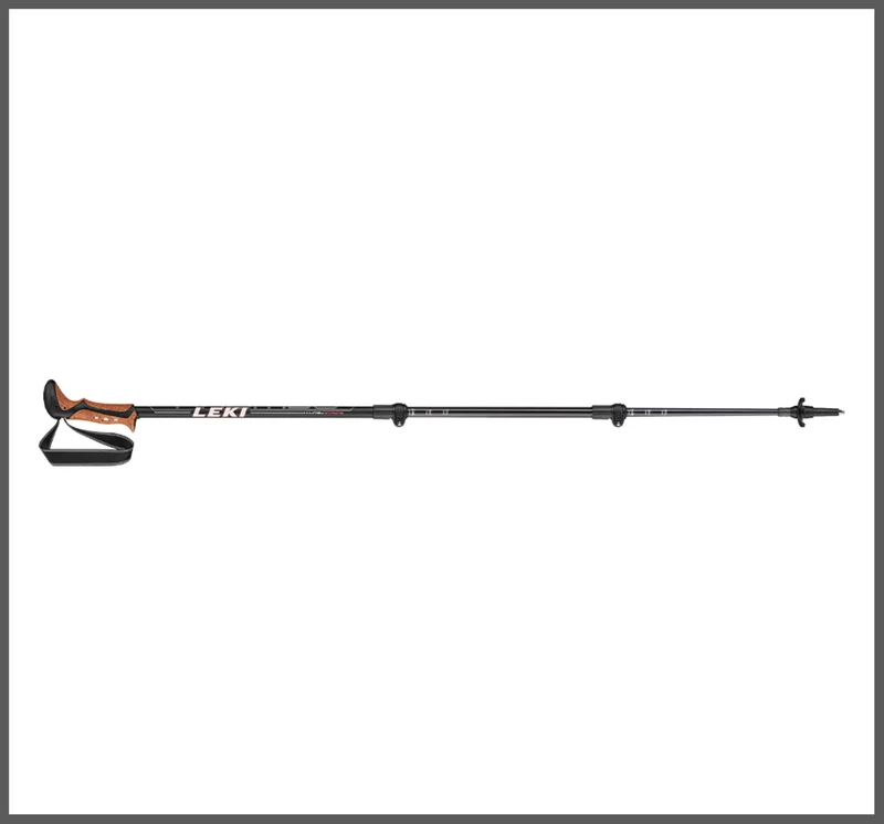 LEKI Stöcke Khumbu Trekking 110-145cm schwarz-weiß-rot Wanderstöcke
