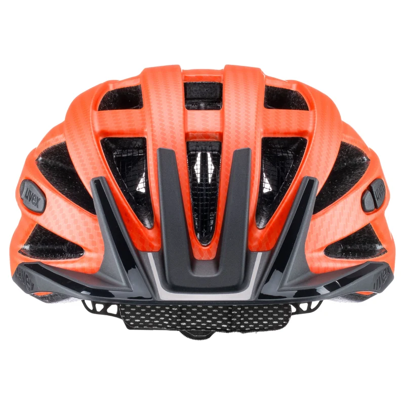 i-vo cc Fahrradhelm carbon look orange mat