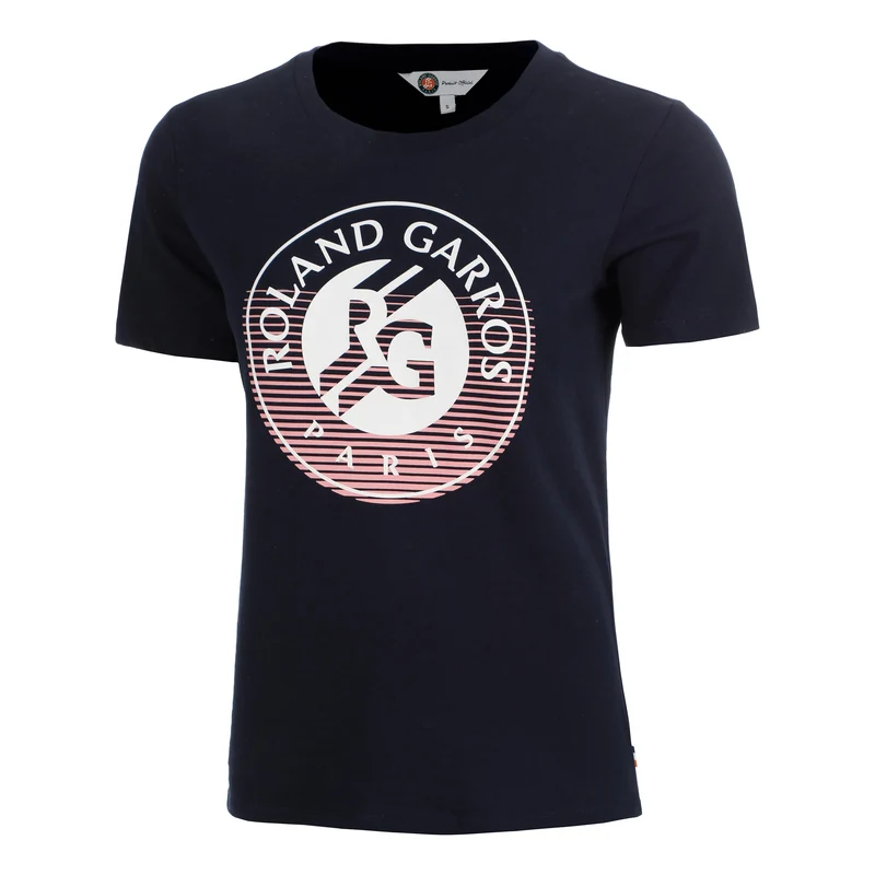 Big Logo T-Shirt Damen - dunkelblau