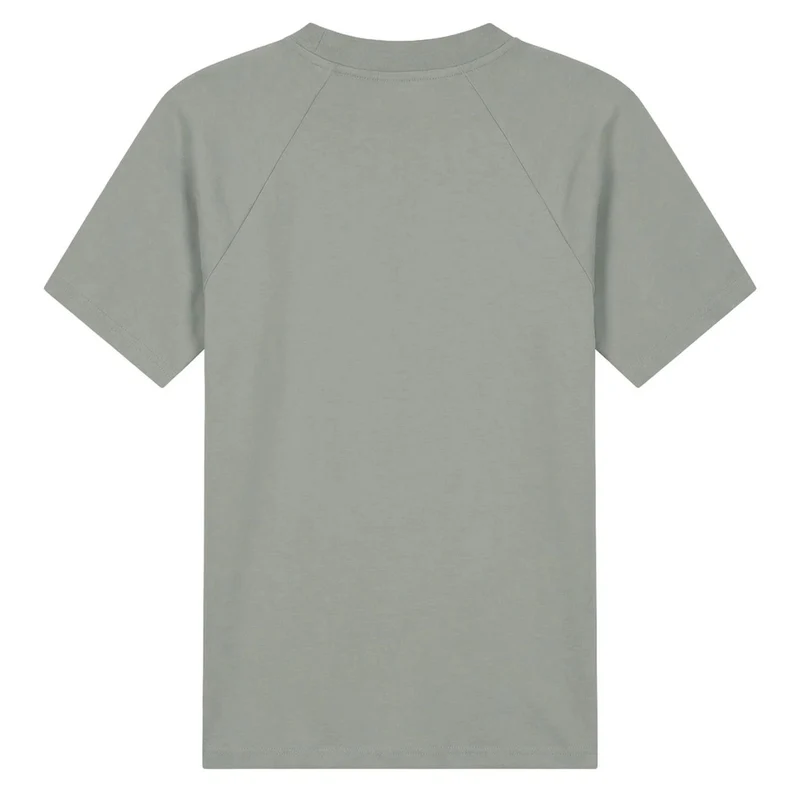 Malelions Sport Logo Raglan T-Shirt Ocean Grey