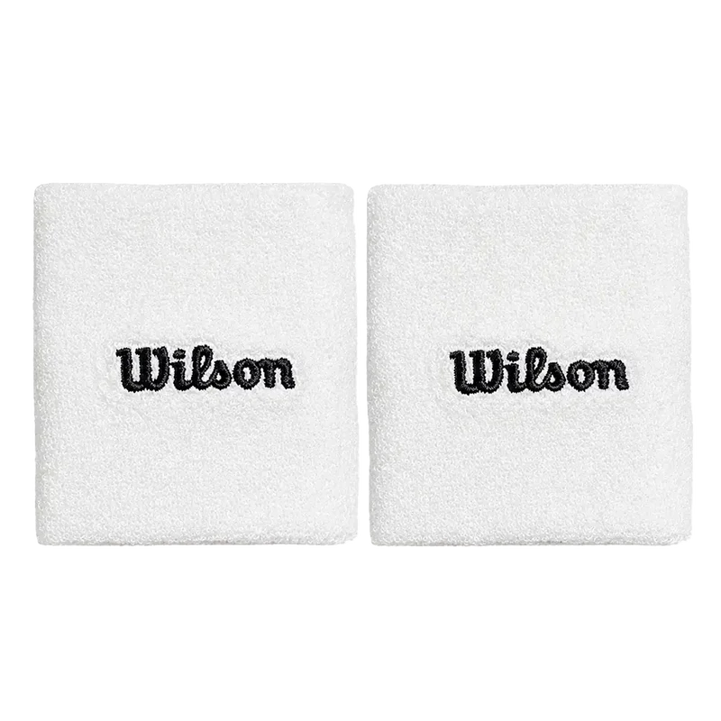 Muñequeras Cortas Wilson Blanco 2025 (x2)