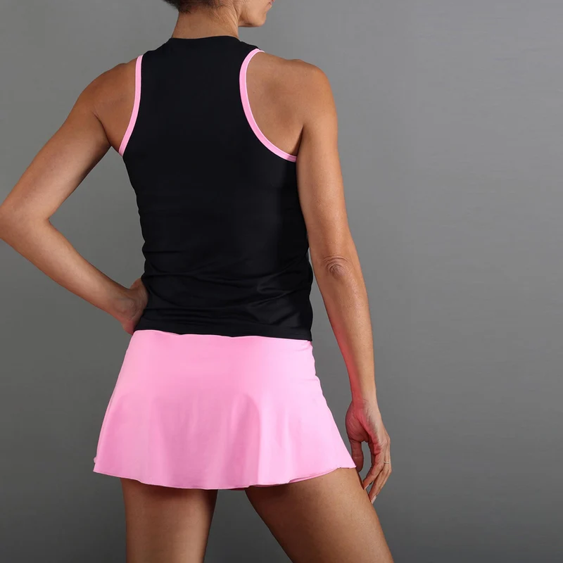 ESSENTIAL Tank-Top Damen - schwarz, pink