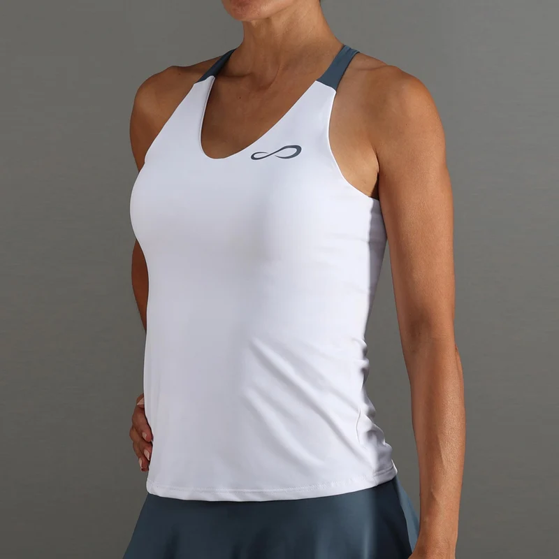 DIAMOND Tank-Top Damen - weiß