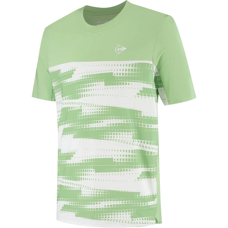 Dunlop Mens Game Tee 3 White/Fair Green