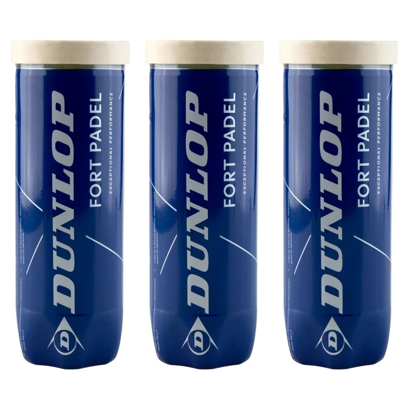 Dunlop Fort Padel Balls (3x3 st.)