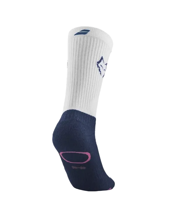 Calcetines Babolat Largos Mid-Calf White/Estate Blue J. Lebrón